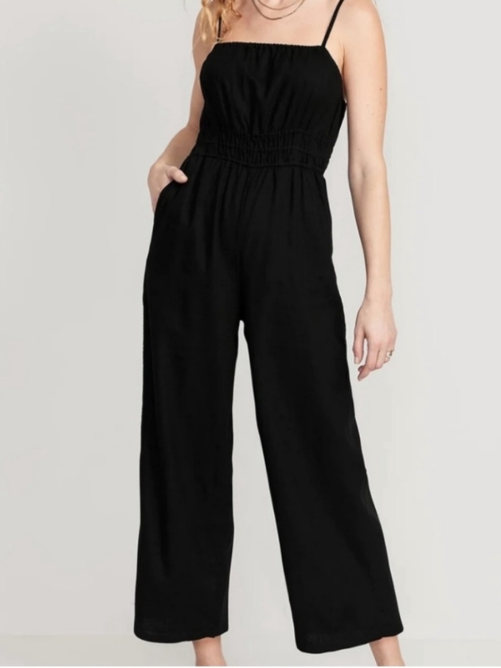Old Navy On-Linen Blend Jumpsuit